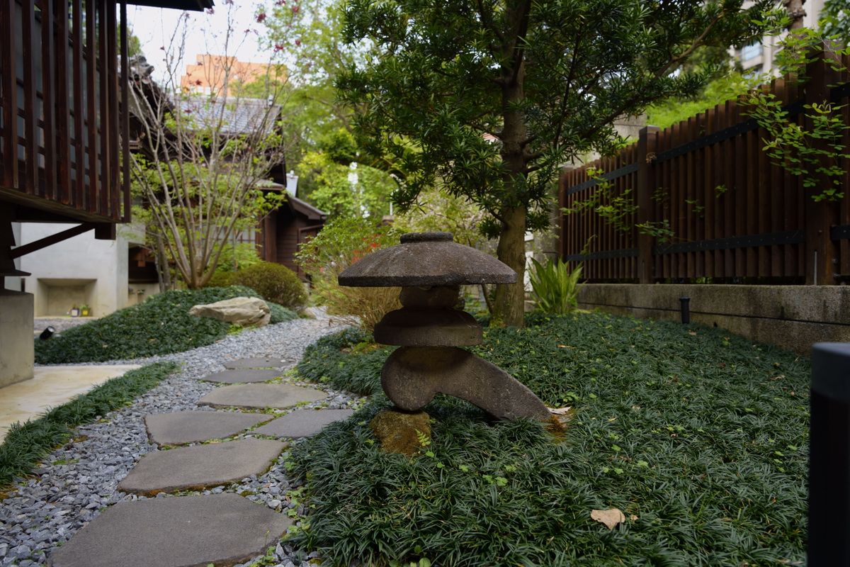 Zen garden pathway